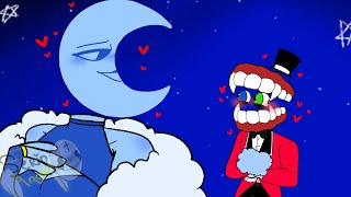 Caine amp Moon Go On A Date  The Amazing Digital Circus  FUNNY ANIMATIONS [upl. by Jeno613]