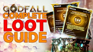 GODFALL Challenger Edition  Complete Loot Guide  How to Get Primal and Cursed Items [upl. by Federica]