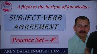 SUBJECTVERB AGREEMENT FOR SSCCGL CPO CDS NDA CLERK CHSL MTS STENO CUET TET amp OTHER EXAMS [upl. by Oirretna]