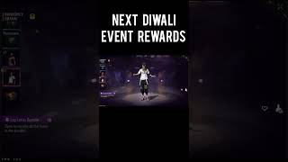 NEXT UPCOMING DIWALI EVENT CONFIRM REWARDS freefire shortsfeed freefireshorts [upl. by Euqor]