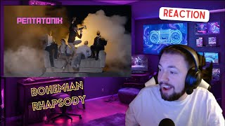 Incredible Pentatonix  Bohemian Rhapsody Official VideoREACTION [upl. by Aivon300]