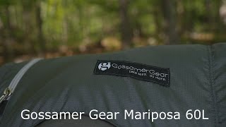 Gear Changes Backpack  Gossamer Gear Mariposa 60L [upl. by Airotkiv]