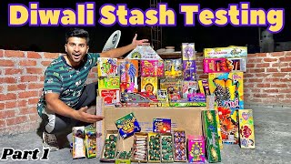 Testing Different Type of Diwali Crackers  Cheapest Crackers Stash  Part1  Thakur Saurav Vlog [upl. by Uthrop277]