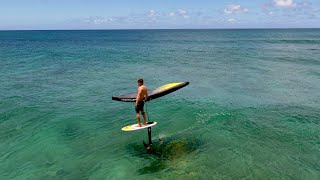 Wing Foil Surf Heaven in Hawaii [upl. by Mistrot]