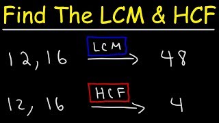 How To Find The LCM and HCF Quickly [upl. by Checani]