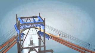 Bay Bridge Cable Animation [upl. by Elkin]