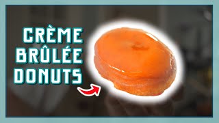 De Crème Brûlée Donut  EtenmetNick  How to [upl. by Aletsirc489]