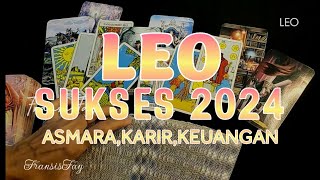 SUKSES ZODIAK LEO 2024🔥tarot2024 [upl. by Pazit]