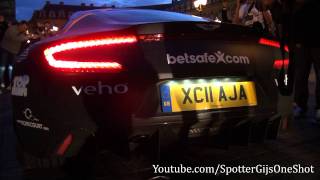 Aston Martin One77 LOUD revs at Gumball 3000 2011 [upl. by Eyak]