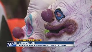 Birmingham school bans clown Halloween costumes [upl. by Osmond]