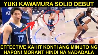 Yuki Kawamura PINABILIB ang Grizzlies sa DEBUT  Morant Hindi Pa rin NADADALA sa mga Injury [upl. by Eimak]