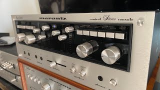 Marantz 3600 with Luxman L100 Demo marantz luxman poweramplifier preamp vintagestereo stereo [upl. by Mohkos981]