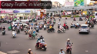 Crazy yet Organized Traffic in Vietnam Ho Chi Minh [upl. by Onaivatco]