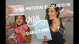 HAUL MATERIAL ESCOLAR CON MI HIJA DANA MR WONDERFUL TIGER PRIMARK [upl. by Nelleoj]