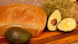 AVOCADO amp ALFALFA SPROUT SANDWICH RECIPE [upl. by Butterworth]