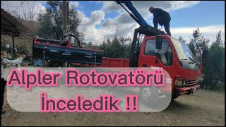 Alpler Hidrolik Kaydırmalı Rotovatör inceleme [upl. by Eerrehc836]