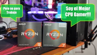 Ryzen 7 5800x3D vs Ryzen 9 5950x en juegos [upl. by Quiteri]