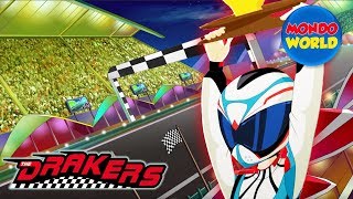 DRAKERS cartoon car racing  EP 12 NIGHT OF THE REDS  Formula 1 Ferrari  cartoon for kids [upl. by Arnaud]