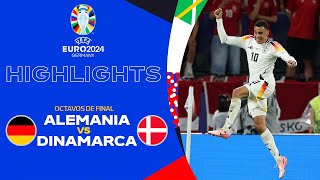 HIGHLIGHTS  Alemania vs Dinamarca  UEFA EURO 2024  Octavos de Final  TUDN [upl. by Oitaroh822]