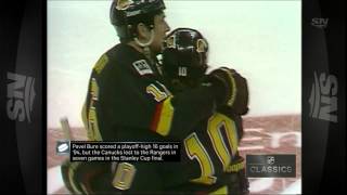 NHL Classics 1994  Pavel Bure Goal Triple Overtime Game 7  Vancouver vs Calgary [upl. by Arrakat]