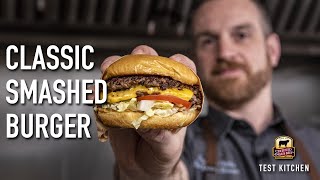 Better Than Fast Food Classic Smash Burger Recipe [upl. by Kain740]