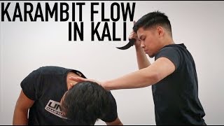 FILIPINO MARTIAL ARTS KARAMBIT FLOW  TECHNIQUE TUESDAY [upl. by Aznerol]