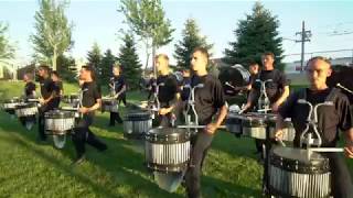 DCI In the Lot Blue Devils Drum Line [upl. by Annaesor]