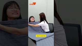 A weighted blanket that helps you get a good nights sleep every nighthometextiles factory [upl. by Ybok]