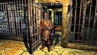 How to escape Dawnstar Prison  Skyrim  Tutorial [upl. by Molli]