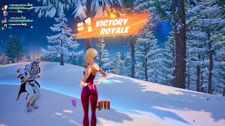 SpiderGwen Aphrodite Artemis and Catalyst Squad Crowned Victory  Fortnite Ch5 S2 [upl. by Iohk]