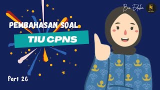 BOCORAN SOAL TIU CPNS 2024  Part 26 [upl. by Arad143]