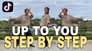 CHRIS BROWN  Up To You Tiktok Dance Tutorial Step by Step  Ana Bensig [upl. by Dnomed482]