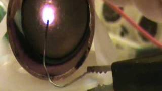 High Voltage Arc to Neodymium Magnet [upl. by Purdum480]