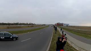 AN225 Mriya take off from RzeszówJasionka EPRZ airport on 14th Nov 2021  360 spherical view [upl. by Noval]