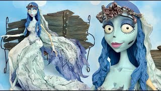 Tim Burtons CORPSE BRIDE Emily with Bench Jun planning doll Review [upl. by Ahsirhcal85]