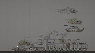 kaijer E72 vs 7 tank  melon playground  tank battle [upl. by Nikal963]