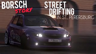 Borsch Story Street Drifting in St Petersburg  Steering Wheel and Shifter [upl. by Mattah367]