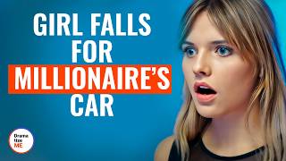 GIRL FALLS For MILLIONAIRE’S CAR  DramatizeMe [upl. by Clare]