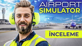 UÃ‡AK PÄ°STE YANAÅIYOR YERLERÄ°NÄ°ZÄ° ALIN  AIRPORTSIM  Ä°NCELEME [upl. by Avrenim]