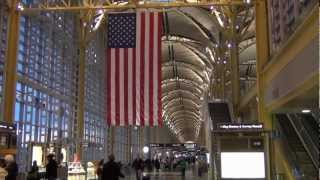 An HD video of Washington Reagan National Airport DCA  main terminal and US Airways gates [upl. by Ilrahs]