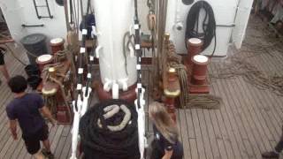 Statsraad Lehmkuhl Training [upl. by Martella]