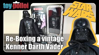 ReBoxing a Vintage 12 inch Kenner Darth Vader  Toy Polloi [upl. by Rabush]