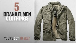 Top 10 Brandit Men Clothings  Winter 2018  Brandit Mens Britannia Winter Jacket Olive size L [upl. by Eidnyl531]