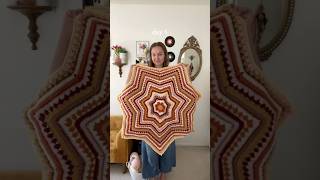 crocheting a blanket in less than a week ✨♥️ crochet shortsvideo diy aesthetic [upl. by Nongim758]