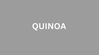 How to Pronounce QUINOA  Pronunciation Academy [upl. by Etteve]