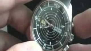 Vulcain Cricket Nautical Wrist Alarm Armbandwecker [upl. by Eittah407]