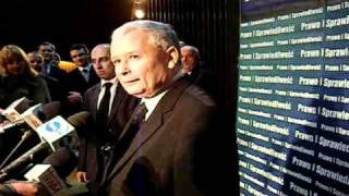 Jarosław Kaczyński w Leżajsku 27 listopada 2010 [upl. by Olegna]