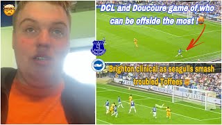 Everton 03 Brighton Matchday vlog Seagulls Swarm over troubled Toffees [upl. by Lavina]