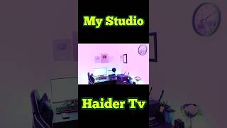 Haider Tv Studio Tour haidertv waqashaider earnmoneyonline [upl. by Enieledam]