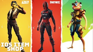 Atlantean Fishstick  Red Knight and Velocity Skins in the Fortnite Mobile iOS Daily Item Shop [upl. by Abate]